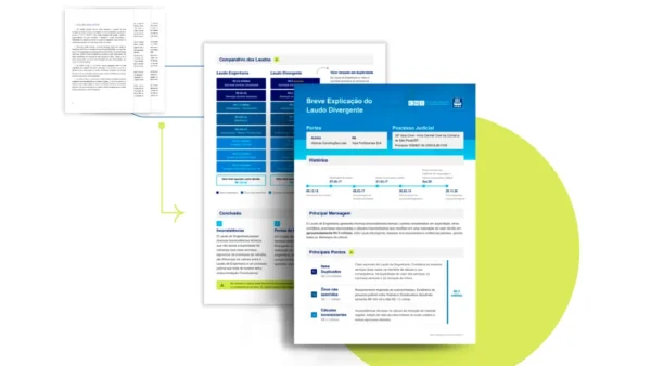 Exemplo de antes e depois do documento da Yara aplicando Visual Law e transformando em um resumo visual