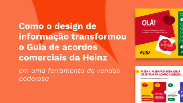 Como o design de informação transformou  o Guia de acordos  comerciais da Heinz em uma ferramenta de vendas poderosa